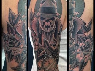 Rorschach tattoo